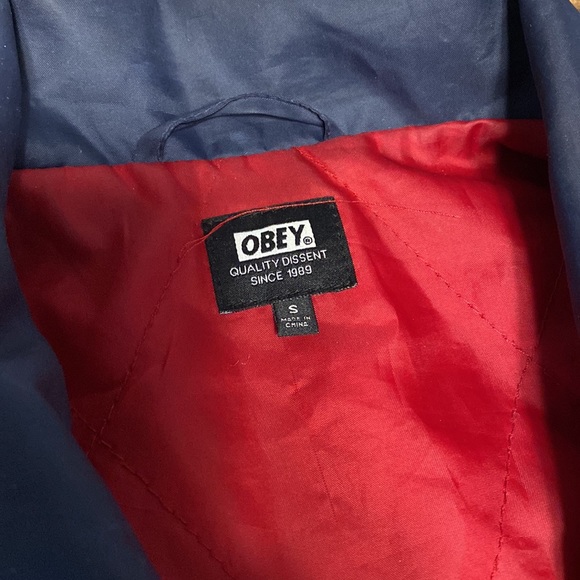 Obey Windbreaker Mens Small - Picture 2 of 7